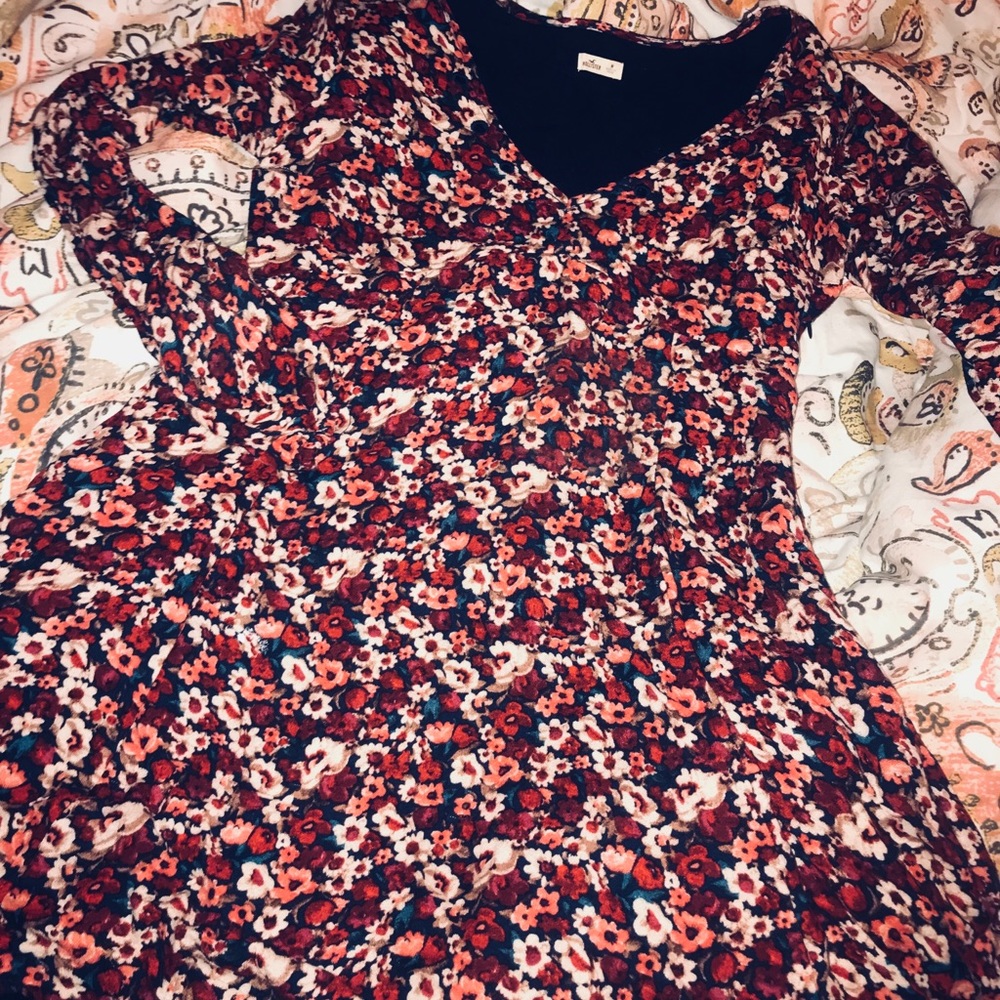 Hollister floral skater dress
